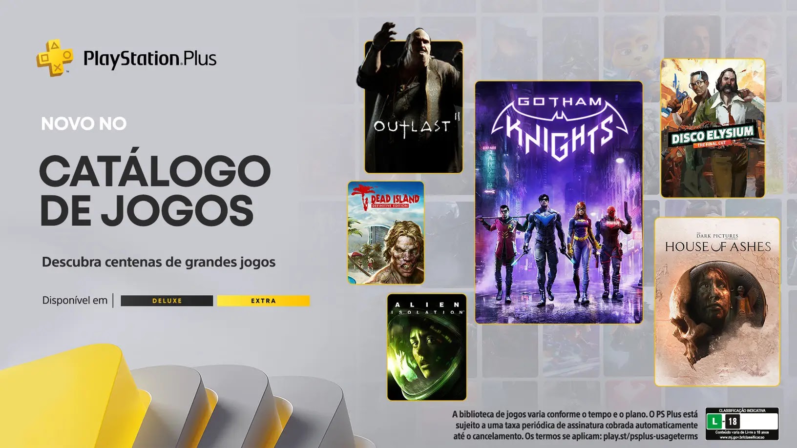 Jogos grátis da PS Plus Extra e Deluxe em outubro de 2023